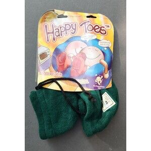 Happy Toes Microwave Slippers Size Medium Booties